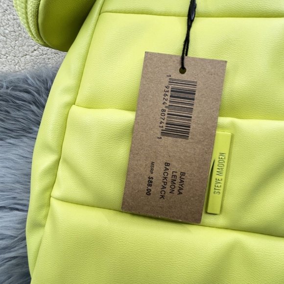 Steve Madden BJayaa Neon Green Convertible Sling Backpack Crossbody Tik Tok NWT - Picture 12 of 12